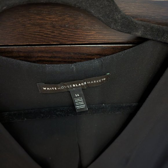 V-Neck Pleated Back Shell from WHBM - Picture 2 of 3